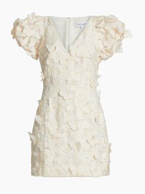 Elliatt Scarlett Butterfly Appliqué Minidress
